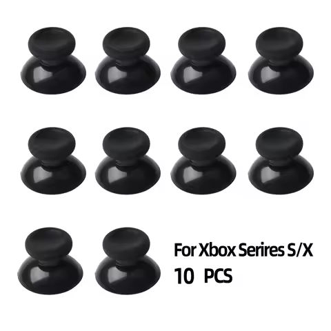 10pcs Replacement Thumbsticks for PS5 PS4 PS3 Controller Analog Thumb Sticks for XBOX ONE Series 360 Joystick Caps Repair Parts https://tinyurl.com/2dks4ndz