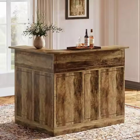 Portable Pop-Up Bar Table for Indoor, Outdoor, Party, Picnic, Tailgate, Entertaining w/Carrying Case, Storage Shelf, Removable https://tinyurl.com/2ahpqbn7