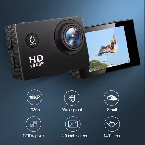 Ultra HD 4K Action Camera H9R WiFi 12MP 2″ LCD 30M  Waterproof 170D Remote Control Helmet Bicycle Video Camera Outdoor Sport Cam https://tinyurl.com/23wftzxm