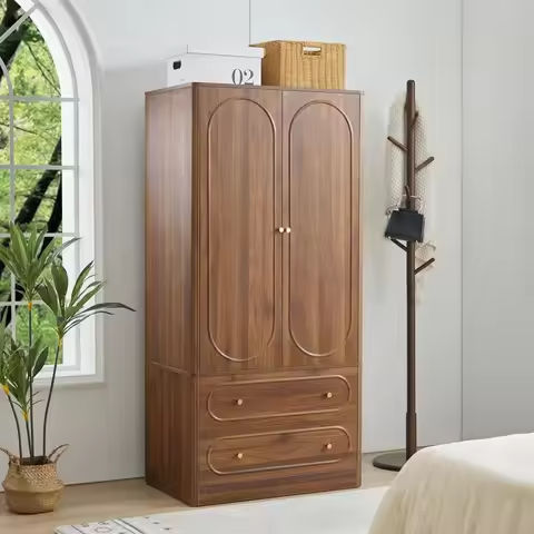 25.59″ Side Wide Folding Wardrobe 25.59″×15.75″×57.09″ Magnetic Door Plastic Storage Cabinet Wheels https://tinyurl.com/254m89at