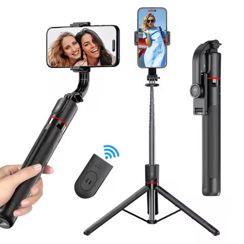 Bluetooth Remote Extendable Phone Tripod Wireless Selfie Stick Tripod Stand for iPhone 15 Samsuing  Phone Tiktok Live Streaming https://tinyurl.com/2yrz32kg