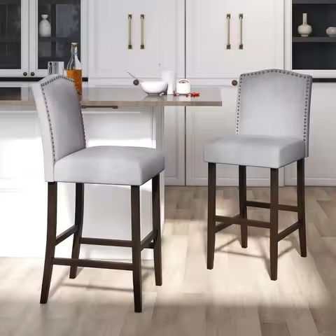 Sophia & William Swivel Bar Stools Set of 4, 360-Degree Swivel Stools with Faux Leather Padded Seat, 30 Inch Wood Kitchen Counte https://tinyurl.com/23rl47n2