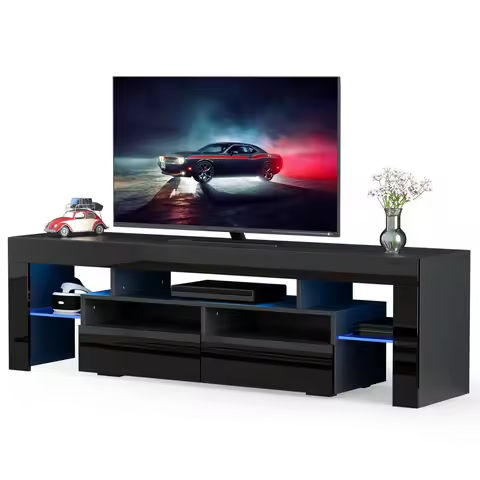 GALAXHERO TV Stand for 60 to 70 Inch TV Entertainment Center with LED Lights 2 Drawers Modern TV Console Large Media Cabinet https://tinyurl.com/22439sva