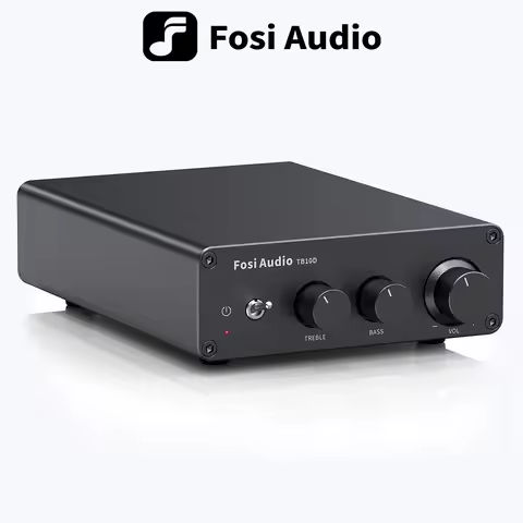 Fosi Audio BT20A Bluetooth TPA3116D2 Sound Power Amplifier 100W Mini HiFi Stereo Class D Amp Bass Treble For Home Theater https://tinyurl.com/2dqg7taz