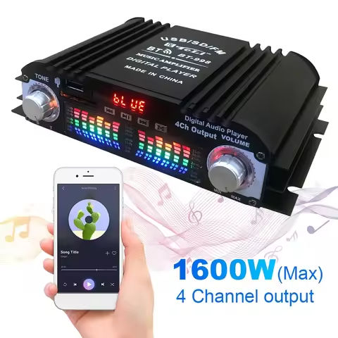 Hifi Amplifier 1200W High Power Fever Amplifier Speaker Amplifier 5.1 Home Theater Sound System 5.0 Bluetooth HDMI Fiber Coaxial https://tinyurl.com/26l6cgwq