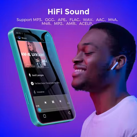 72GB WIFI mp3 player /bluetooth speakers/4.0″1080P Full Touch Screen,Digital Music Player HiFi FM/ E-book Support https://tinyurl.com/2cqdlr6e