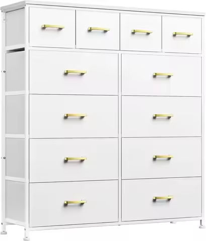 7 Drawers Tall Dressers for Bedroom, 44″ Wood Chest of Drawers with Metal Handle, Farmhouse Dresser for Living Room, Hallway https://tinyurl.com/2yuwuguc
