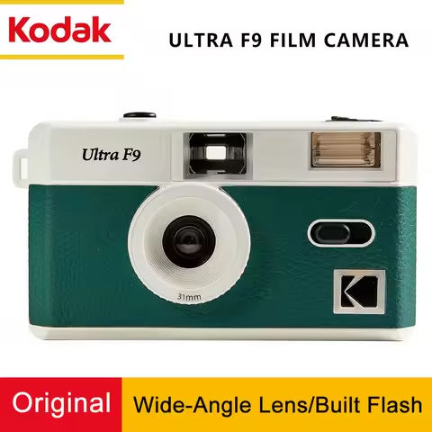 Original Kodak Film Camera 35mm Ultra F9 Focus Free Reusable Built In Flash Multiple Colors With Package Portable Mini Cute Gift https://tinyurl.com/27yaufbd