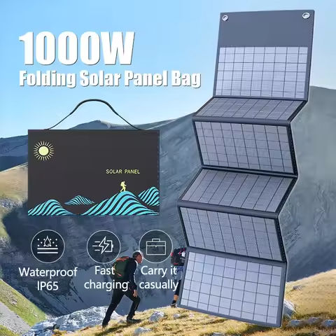 ALLPOWERS 18V Foldable Solar Panel,  60/100/140/200W Mobile Solar Charger for Power Supply, Laptop, Solar Generator, Fishing https://tinyurl.com/2376qrg2