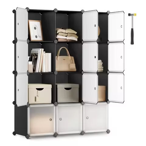 Double door storage cabinets, side panel buffet with adjustable shelves, decorative storage cabinets in the living room https://tinyurl.com/29mwejwn