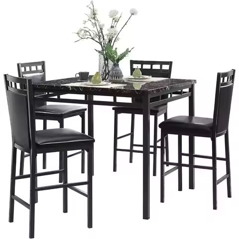 Small Dining Table Sets for 2 with Upholstered Chairs kitchen Dinner Table and Chairs Set of 2 Furniture for Dining Living Room https://tinyurl.com/26pw66ue