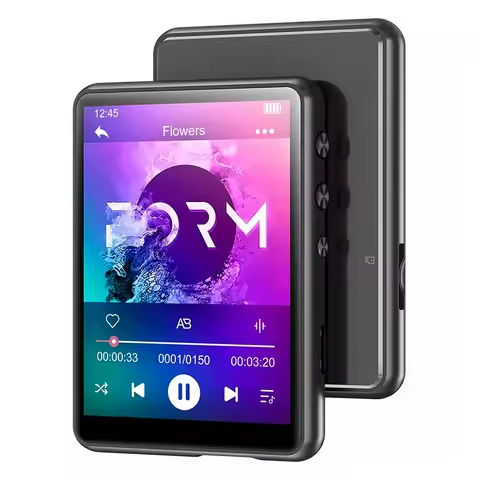 2.4inch Full Touch Screen Hifi MP3 Music Player With FM Radio Voice Recorder E-Book Built-in Speaker/720P Camera Support 128GB https://tinyurl.com/23bbhl8g