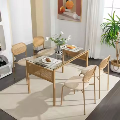 Solid Wood Foldable Dining Table and Chair Set for 4 – Space-Saving Design with Built-in Chair Storage, Perfect for Small Dining https://tinyurl.com/24abxnqd
