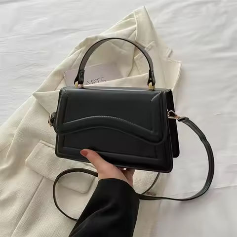 High Quality PU Leather Handbag Purse Women’s Bag Solid Color Shoulder Crossbody Bags Lady Messenger Small Tote for Women Girls https://tinyurl.com/24txh4u3