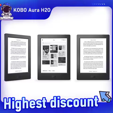 KOBO Aura H2O 7.8-inch E-Book Reader 300PPI HD Waterproof Screen, 4GB Storage, WIFI, Dual-Color Backlight https://tinyurl.com/2anyp4k4