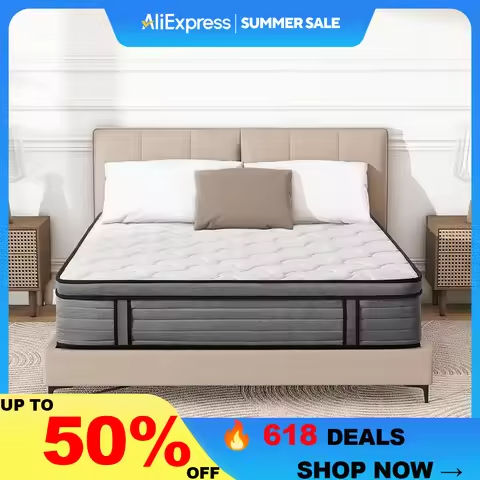 Mattress, 12 Inch Memory Foam Mattress for Pressure Relief, Medium Firmness, Individually Wrapped Coils Breathable Knitted Fabr https://tinyurl.com/2xwz5cmu