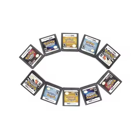 DS Video Game Cartridge (R4 Memory Card Version) Pokemon HeartGold SoulSilver Black White for NDS/2DS/3DS/NDSL https://tinyurl.com/2dnud89n